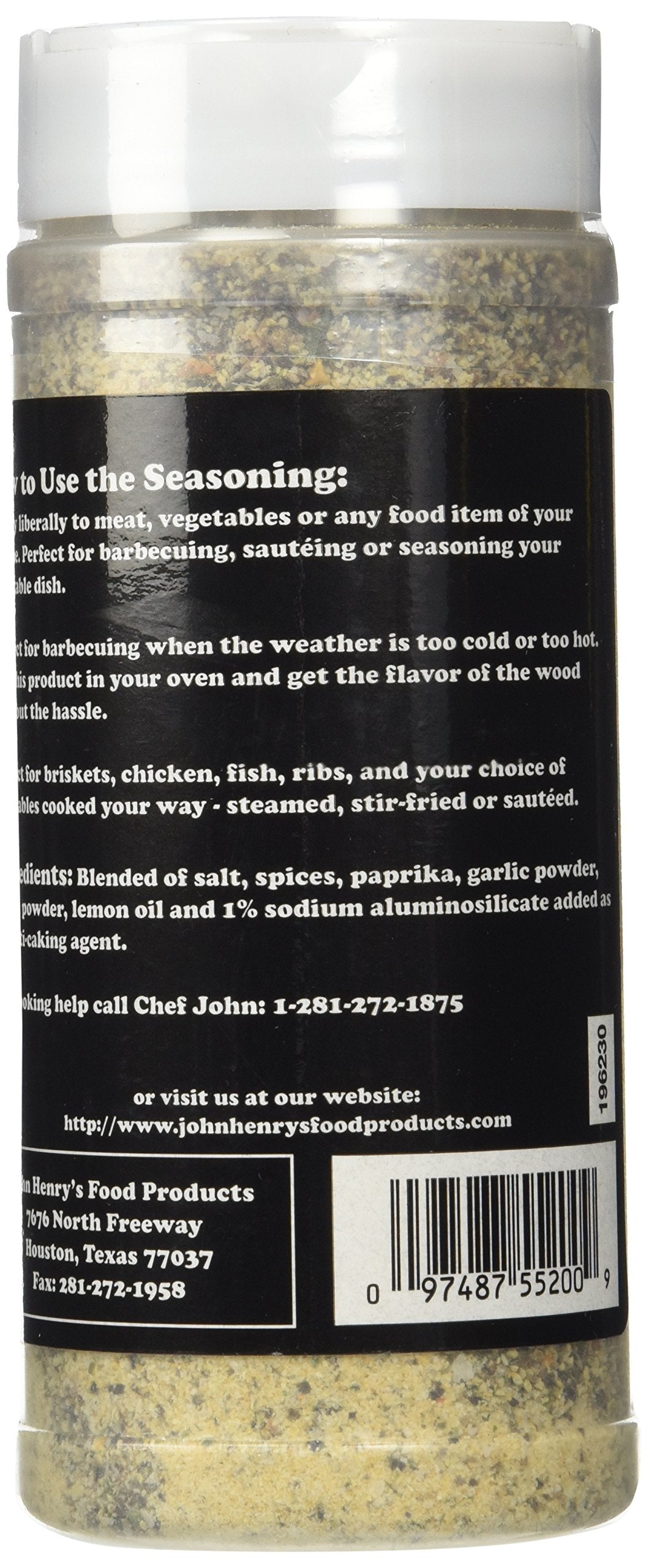 John Henry's Mojave Garlic Pepper Rub tabletop sprinkle adds savory aroma at meals.