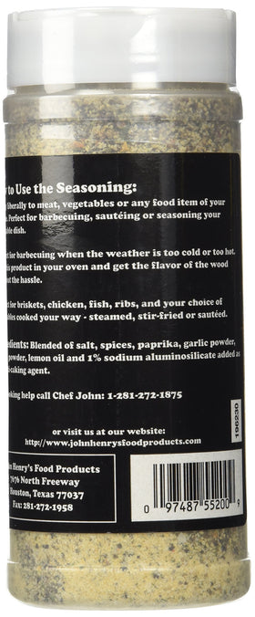 John Henry's Mojave Garlic Pepper Rub tabletop sprinkle adds savory aroma at meals.
