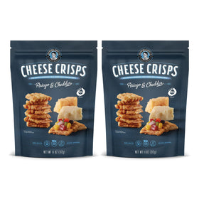 John Wm Macy's CheeseSticks bag of Asiago Cheddar crisps for premium snacking.