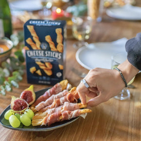 John Wm Macy's CheeseSticks Snack Bowl Hero ready for sharing