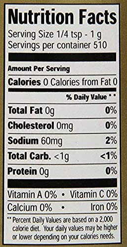 Gluten-free and MSG-free label assures a clean, versatile seasoning.