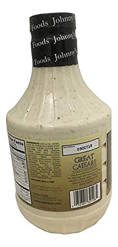 Johnny's Great Caesar dressing tops wraps and salads with zesty creaminess.