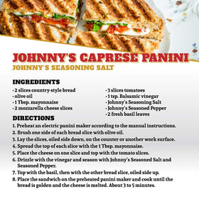Johnny's Seasoning Salt on baked potatoes adds a bold savory finish.
