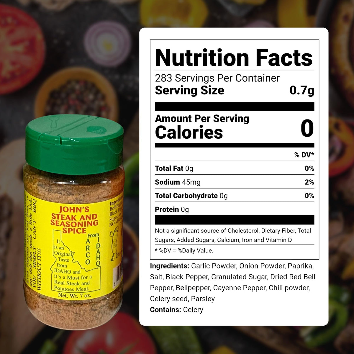 John’s seasoning on grilled meat delivers robust flavor and inviting aroma