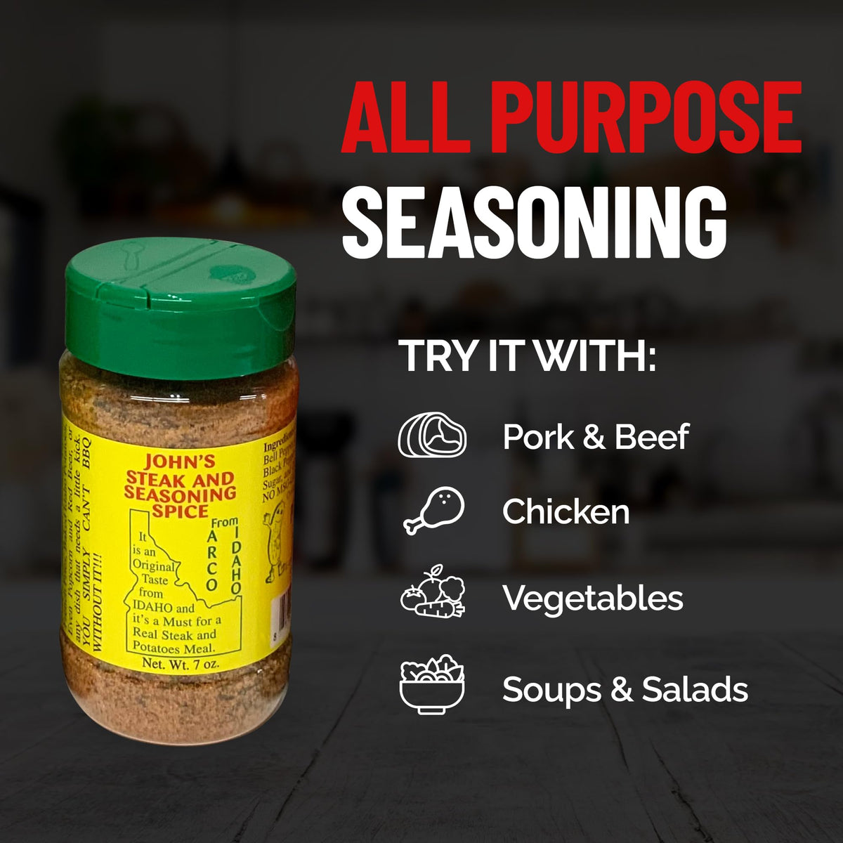 Salmon and other seafood gain balanced flavor with John’s seasoning