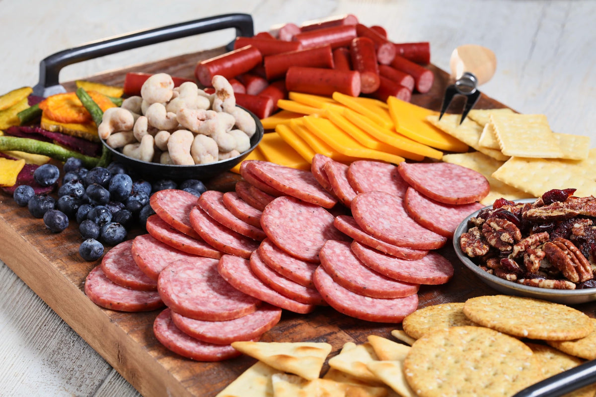 Diced Johnsonville sausage in a fresh salad for protein-rich crunch.