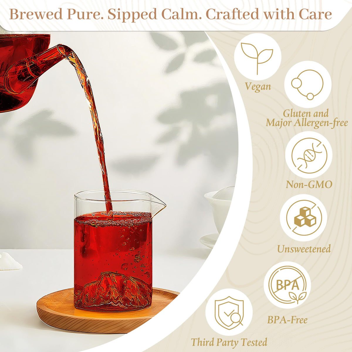 Johou cup shows golden-amber glow for refined sip