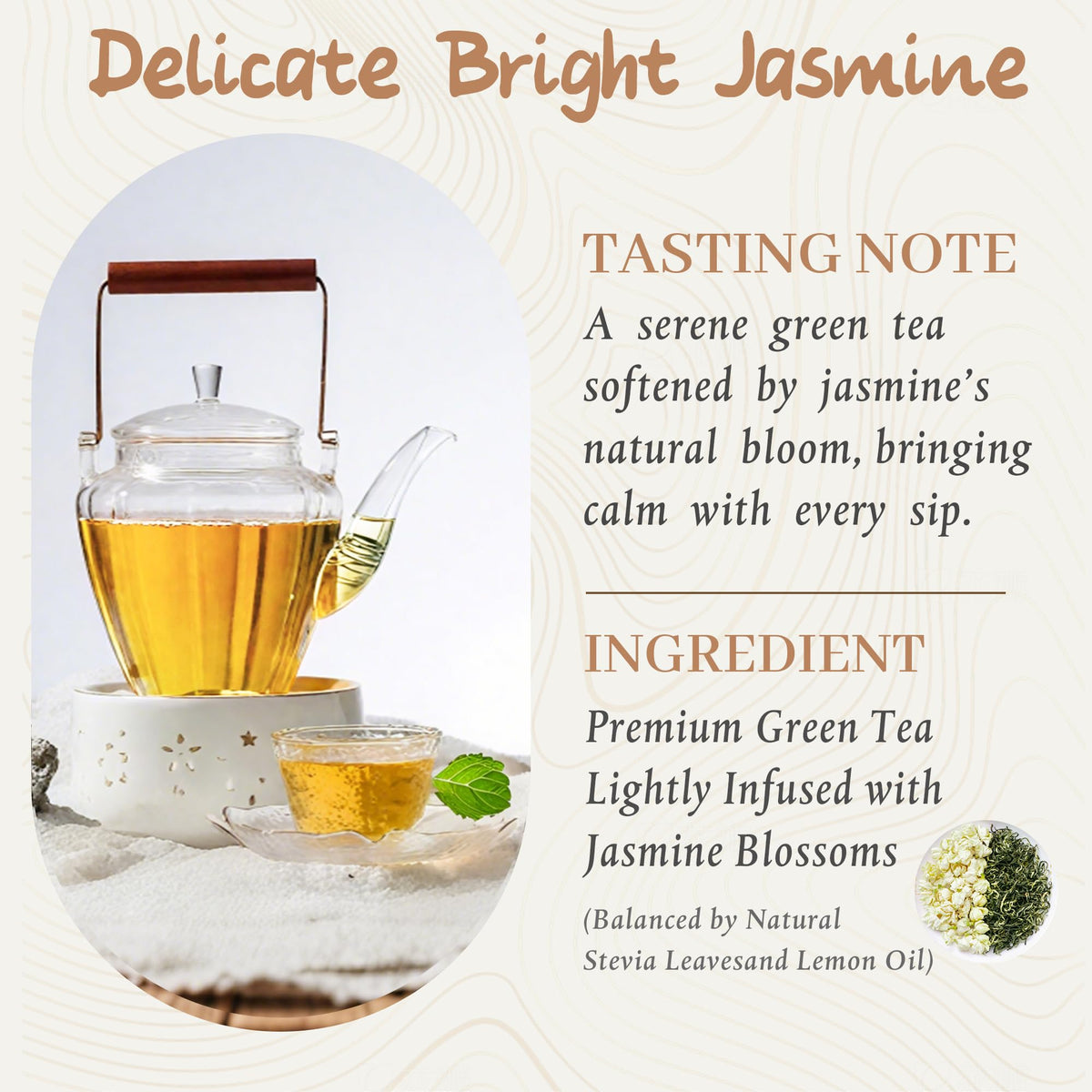 Johou Jasmine Green Tea Pods compatible with Keurig brewers for effortless refresh.