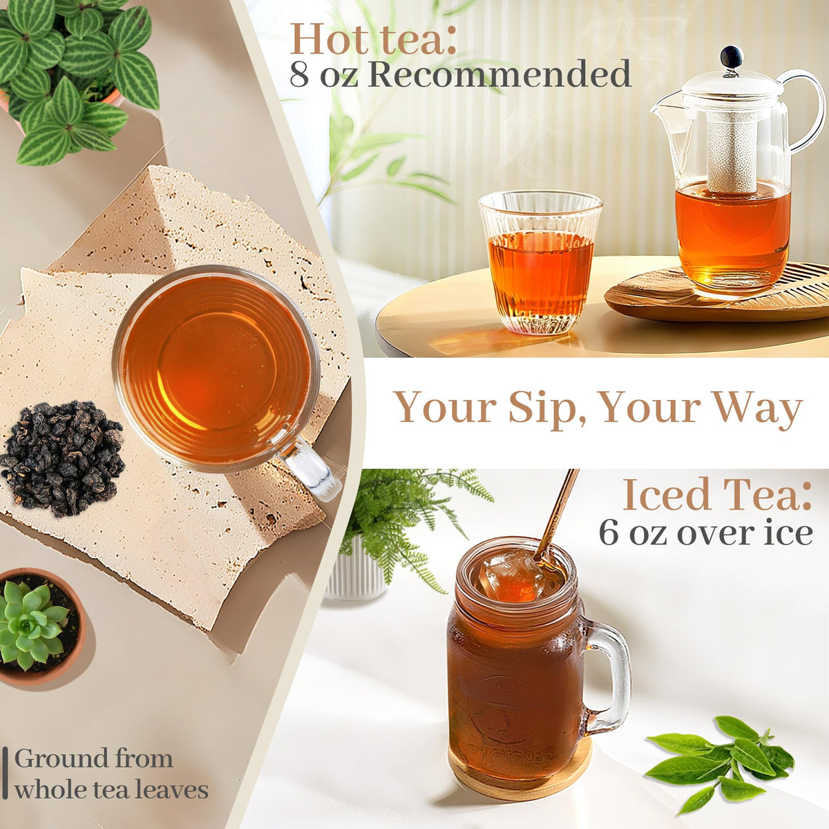 Johou pods beside a cup hint at a full 16 oz brew.