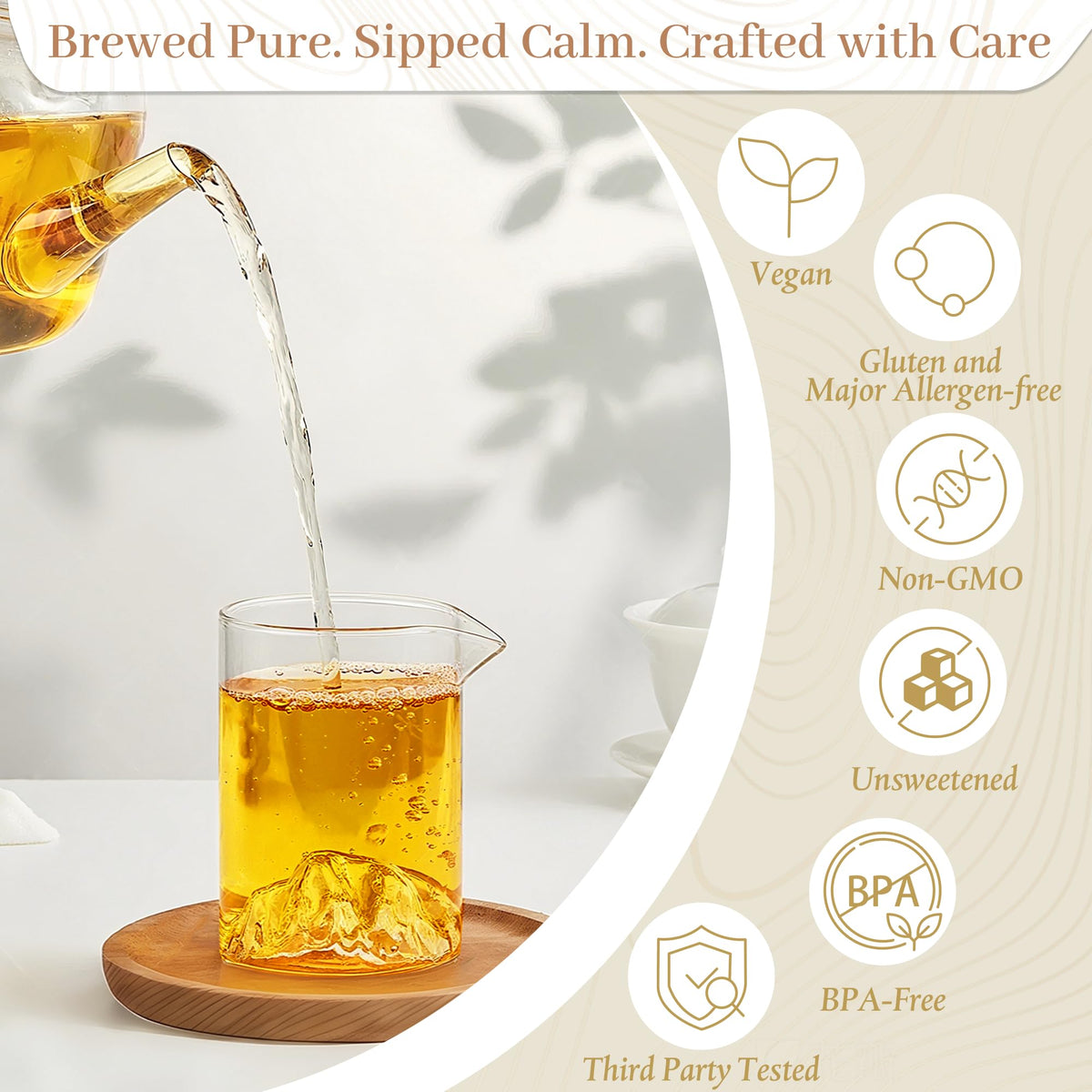Johou Taiwanese green tea with jasmine notes offering fresh floral nuance.