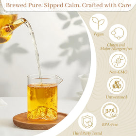 Johou Taiwanese green tea with jasmine notes offering fresh floral nuance.