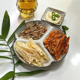 JOKUNA butter-flavor dried squid, creamy finish ideal with beer.
