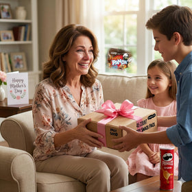 Jolly Good Care Packages gift box packaging, ready for birthdays and holidays.