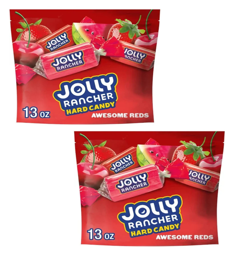 Jolly Rancher Awesome Reds two-pack for sharing at parties and gatherings.