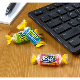 JOLLY RANCHER cherry hard candy close-up—classic favorite for celebrations and gift baskets.