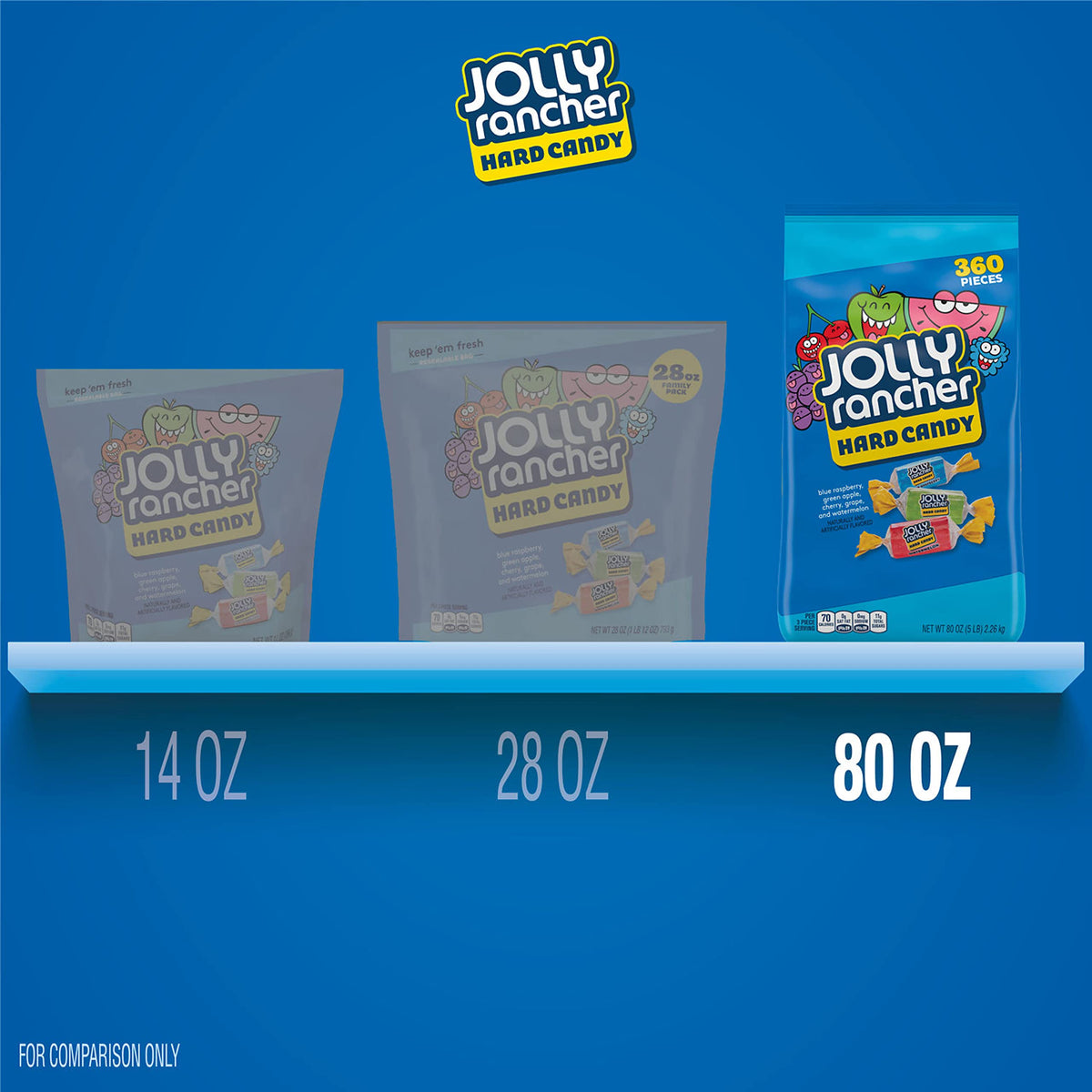 JOLLY RANCHER grape hard candy close-up—savory-sweet treat for events and Halloween.