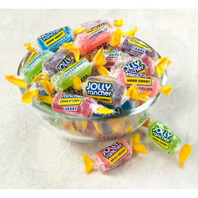 JOLLY RANCHER green apple hard candy close-up—crisp, tangy bite anytime.