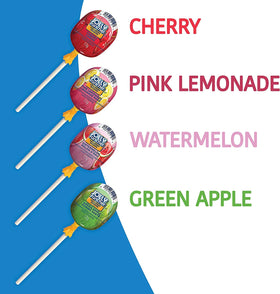 Jolly Rancher lollipops variety display highlights bright varieties