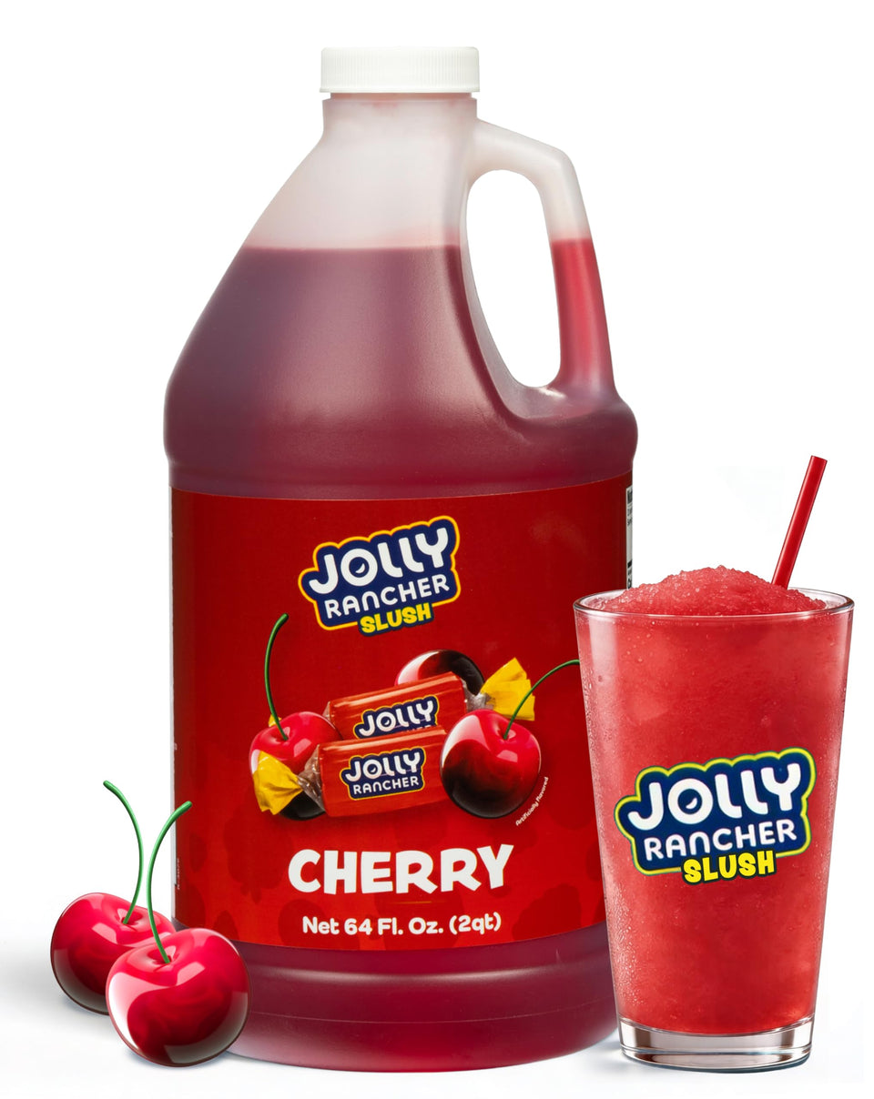 Jolly Rancher Slush Cherry bottle pour for bold frozen drinks