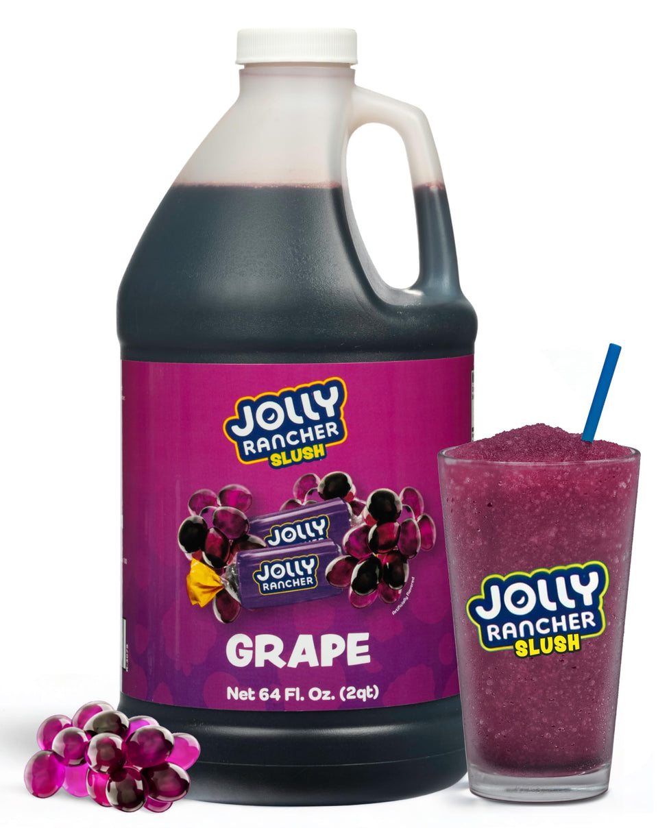 Jolly Rancher Slush Grape bottle concentrate for quick, vibrant frozen beverages