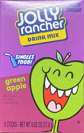 Jolly Rancher Watermelon sugar-free drink mix boxes for refreshing hydration