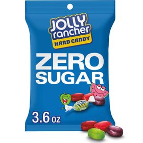 JOLLY RANCHER Zero Sugar assorted fruit candy bags packaging with colorful wrappers for gifting