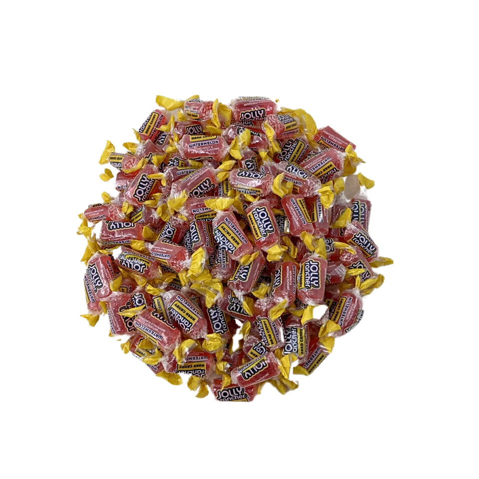 Jolly Ranchers Watermelon bag front view, fresh flavor highlight for snacking