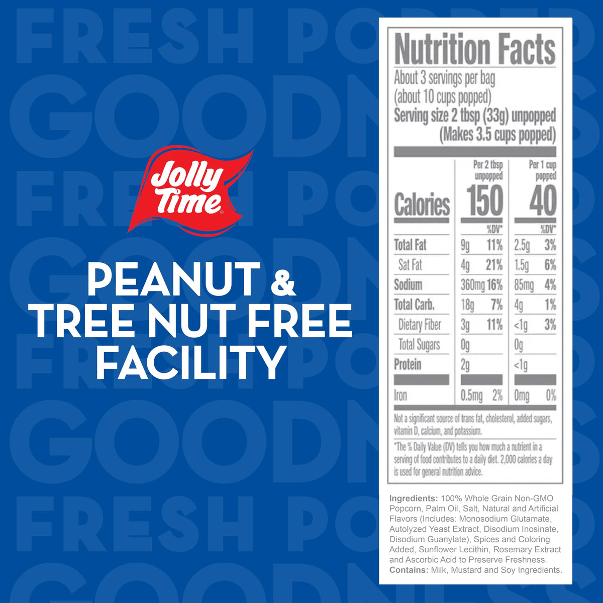 Jolly Time The Big Cheez microwave bags show quick sharing