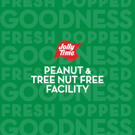 Jolly Time Jalapeno Butter popcorn bag side view with nutrition info