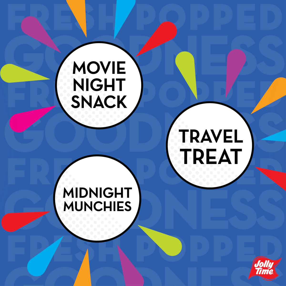 Light snack ambiance promotes mindful, convenient snacking.