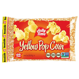 Jolly Time unpopped kernels bag 4-pack for bulk snacking and easy storage