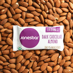 Jonesbar 100% dark chocolate look conveys indulgent, sugar-free delight.