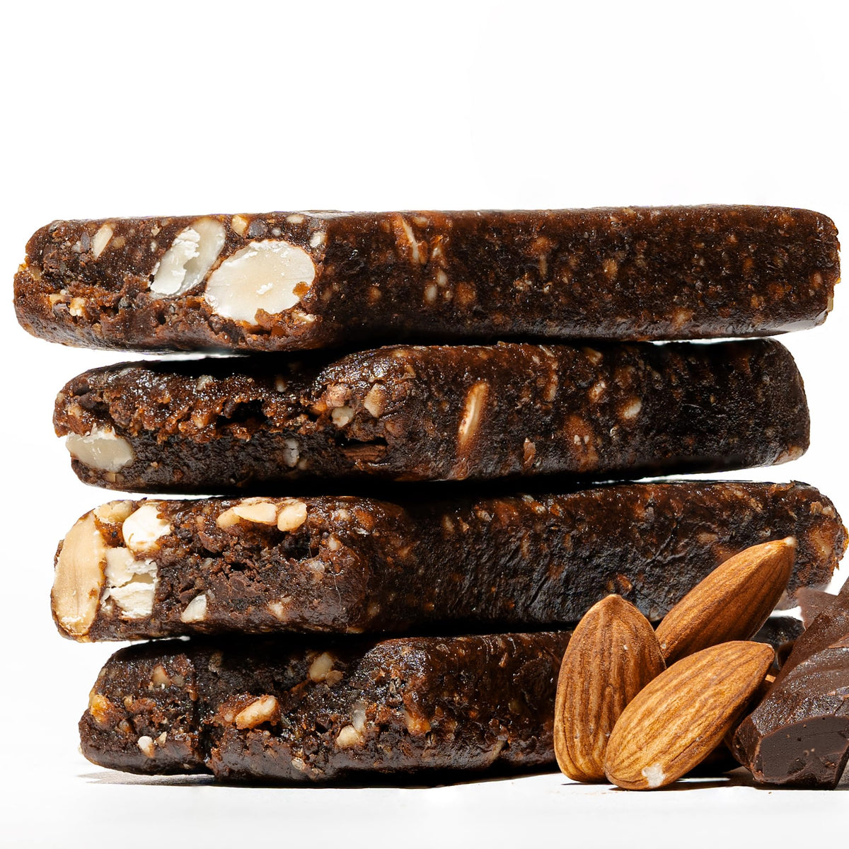 Jonesbar fruit and nut bar close-up emphasizing texture and natural ingredients for clean energy.