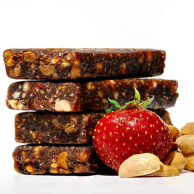 Jonesbar Peanut Butter bar, portable protein snack for lunchboxes.