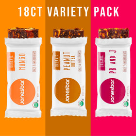 Jonesbar peanut butter jelly bar on the move, wholesome flavor.
