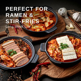 JONGGA gluten-free vegan kimchi label highlighting dietary options