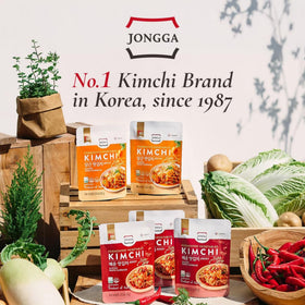 JONGGA kimchi with long shelf life for pantry use