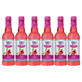 Jordan's Skinny Mixes Cherry syrup bottle for zero-calorie flavor boost.