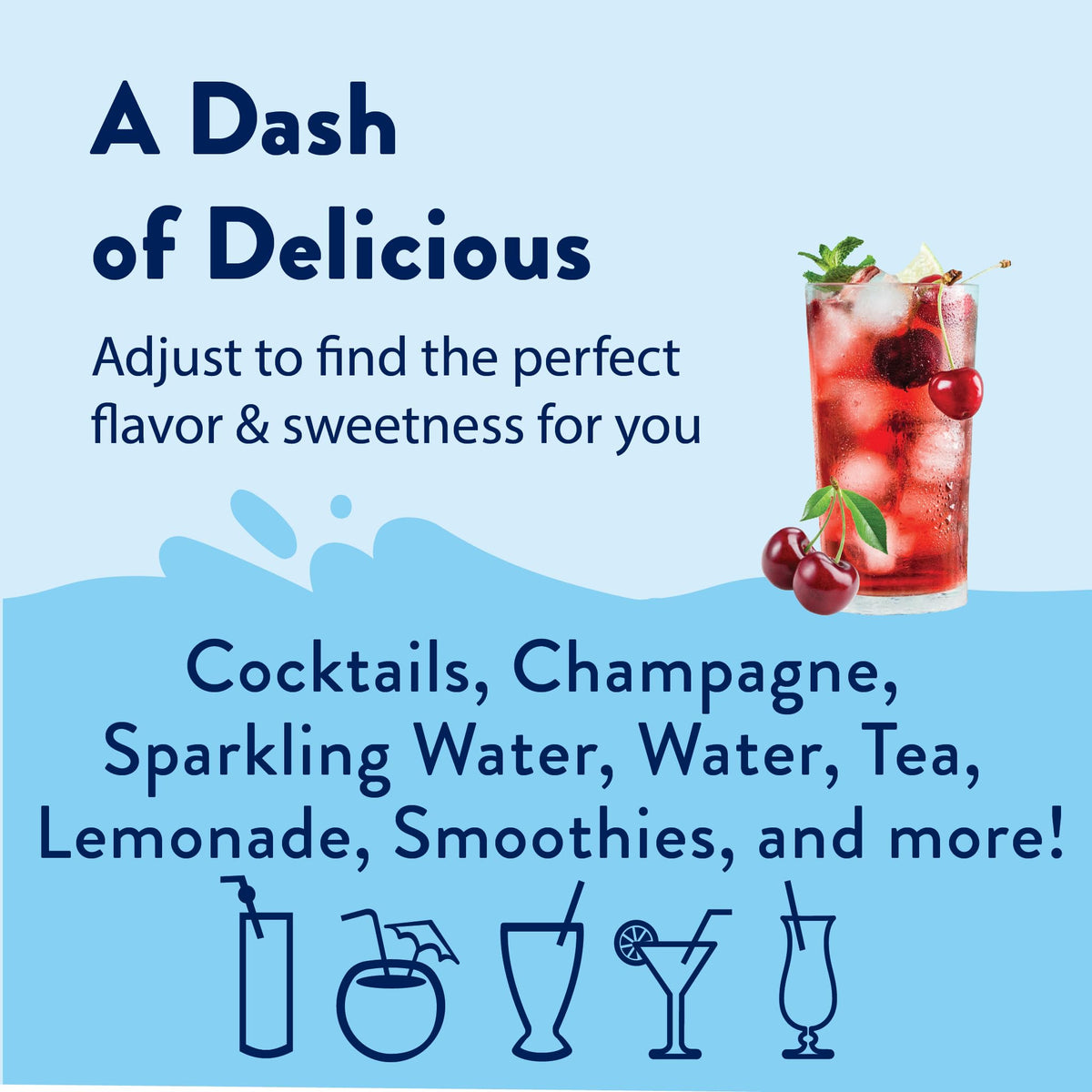 Six-pack display of Jordan's Skinny Mixes Cherry syrup for keto-friendly flavor options.