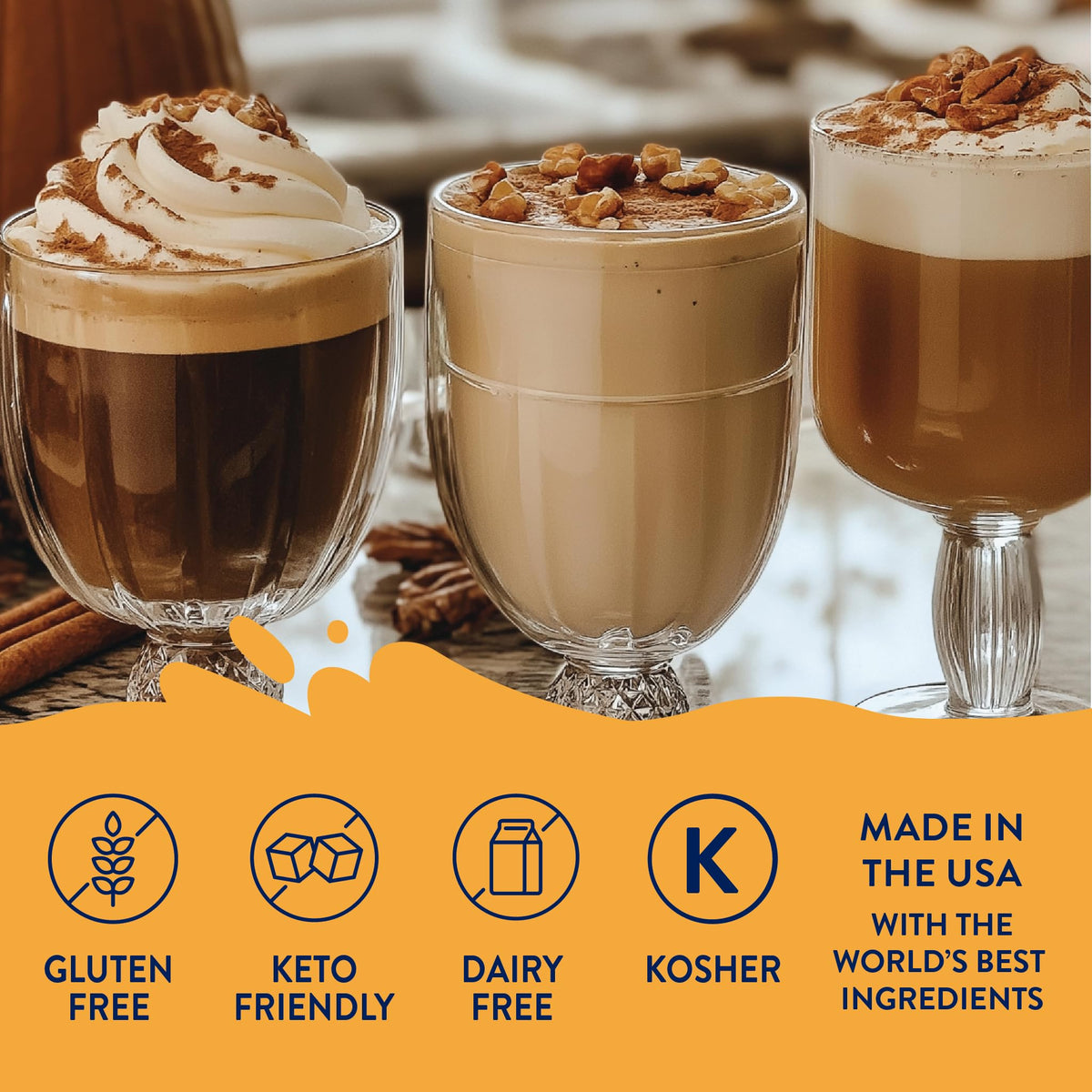 Jordan's Skinny Mixes Maple Bourbon Pecan sugar-free syrup for desserts
