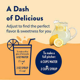 Jordan's Skinny Mixes Lemonade Syrup 2-pack for convenient keto-friendly flavoring at home