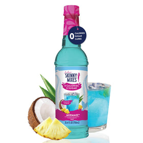 Jordan's Skinny Mixes Mermaid Syrup cocktail idea with citrus notes