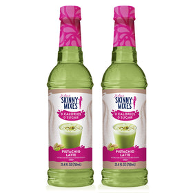 Jordan’s Skinny Mixes Pistachio Syrup bottle, sugar-free flavor for café-style drinks