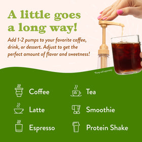 Jordan's Skinny Mixes Pistachio syrup in oats and shakes for flavor boost.
