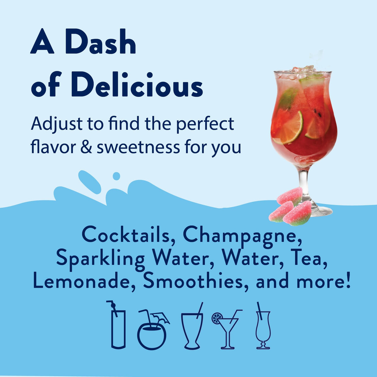 Jordan's Skinny Mixes Sour Watermelon label close-up