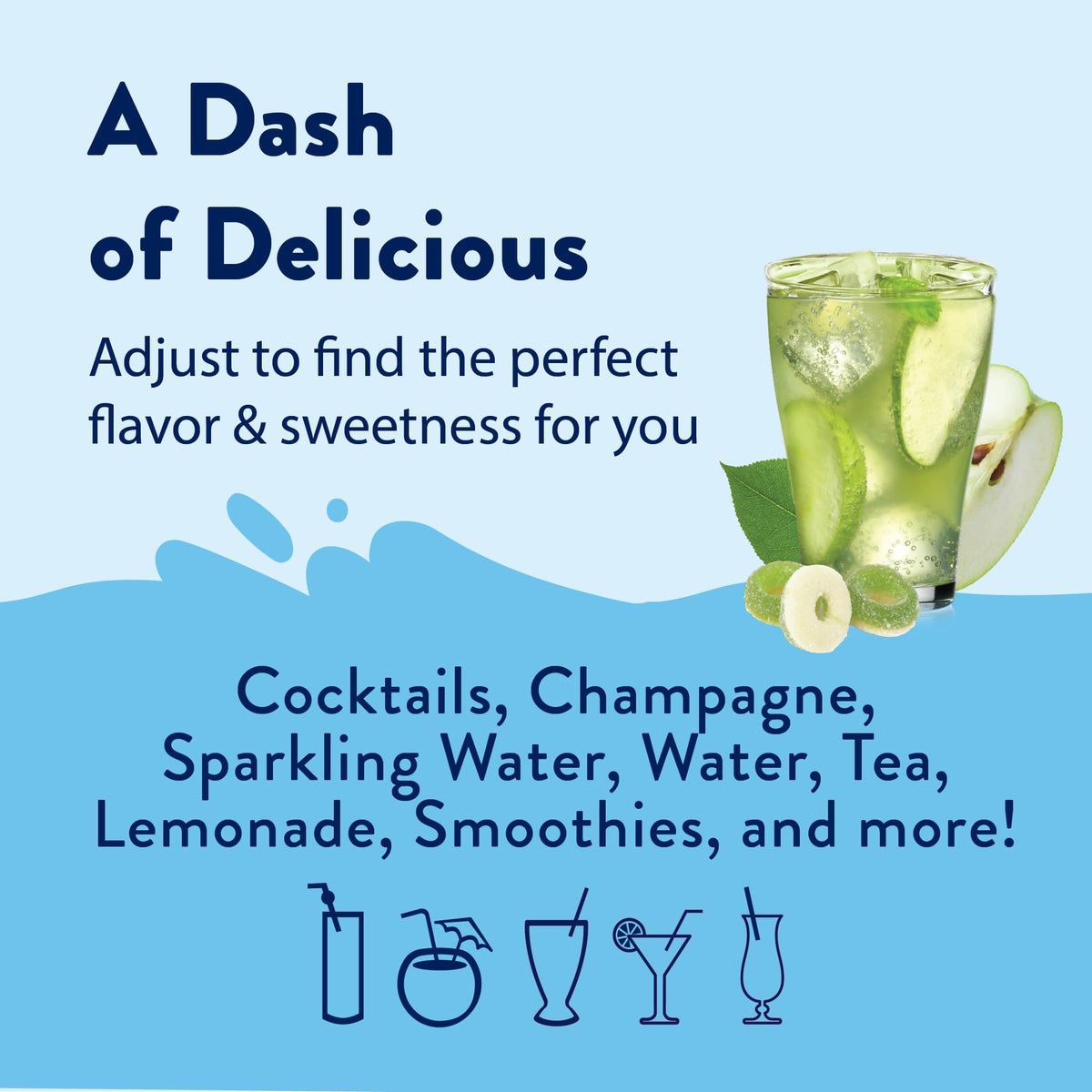Jordan's Skinny Mixes Sugar-Free Syrup enhancing sparkling water flavor without calories