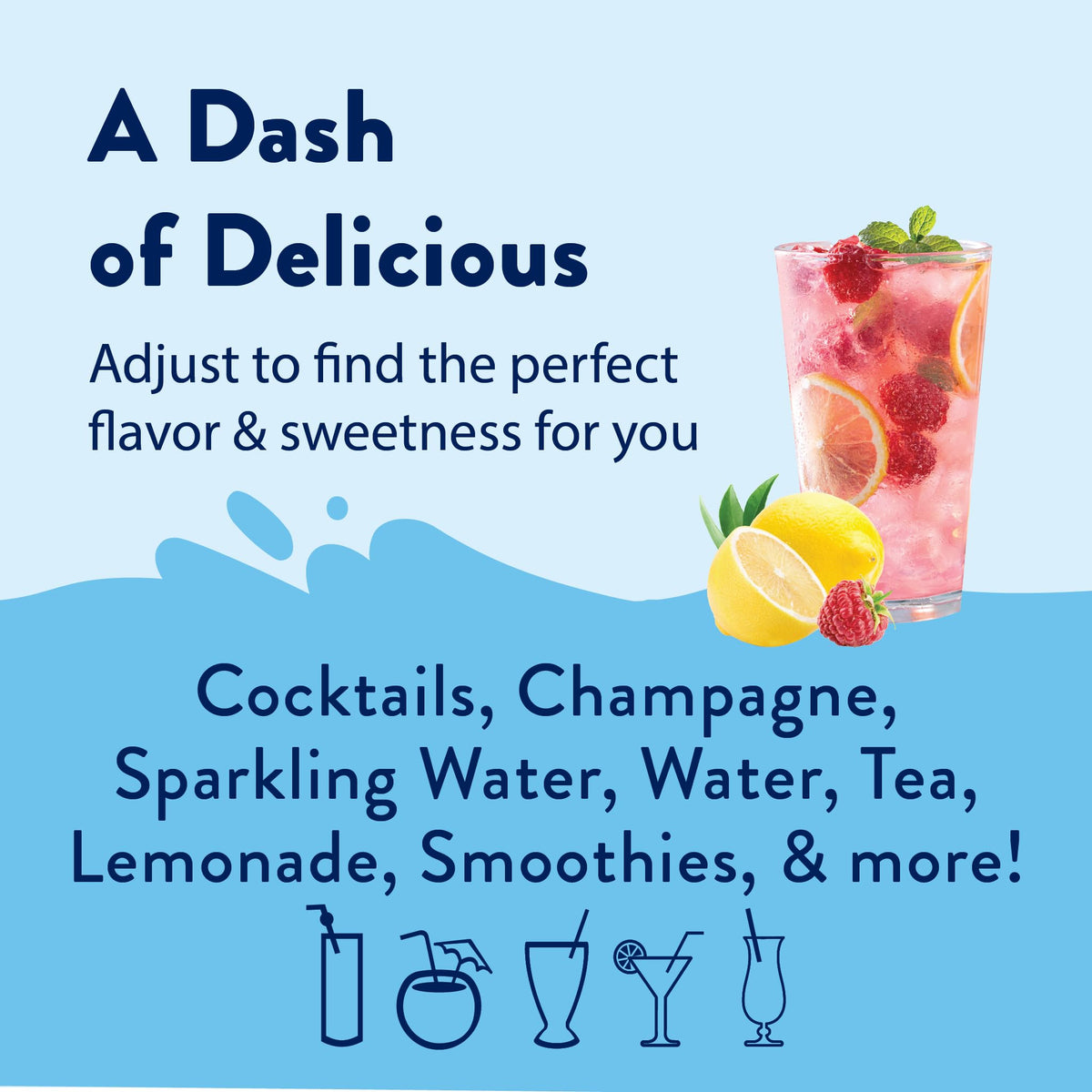 Jordan's Skinny Mixes tea with syrup in glass highlighting café-inspired flavor at home.