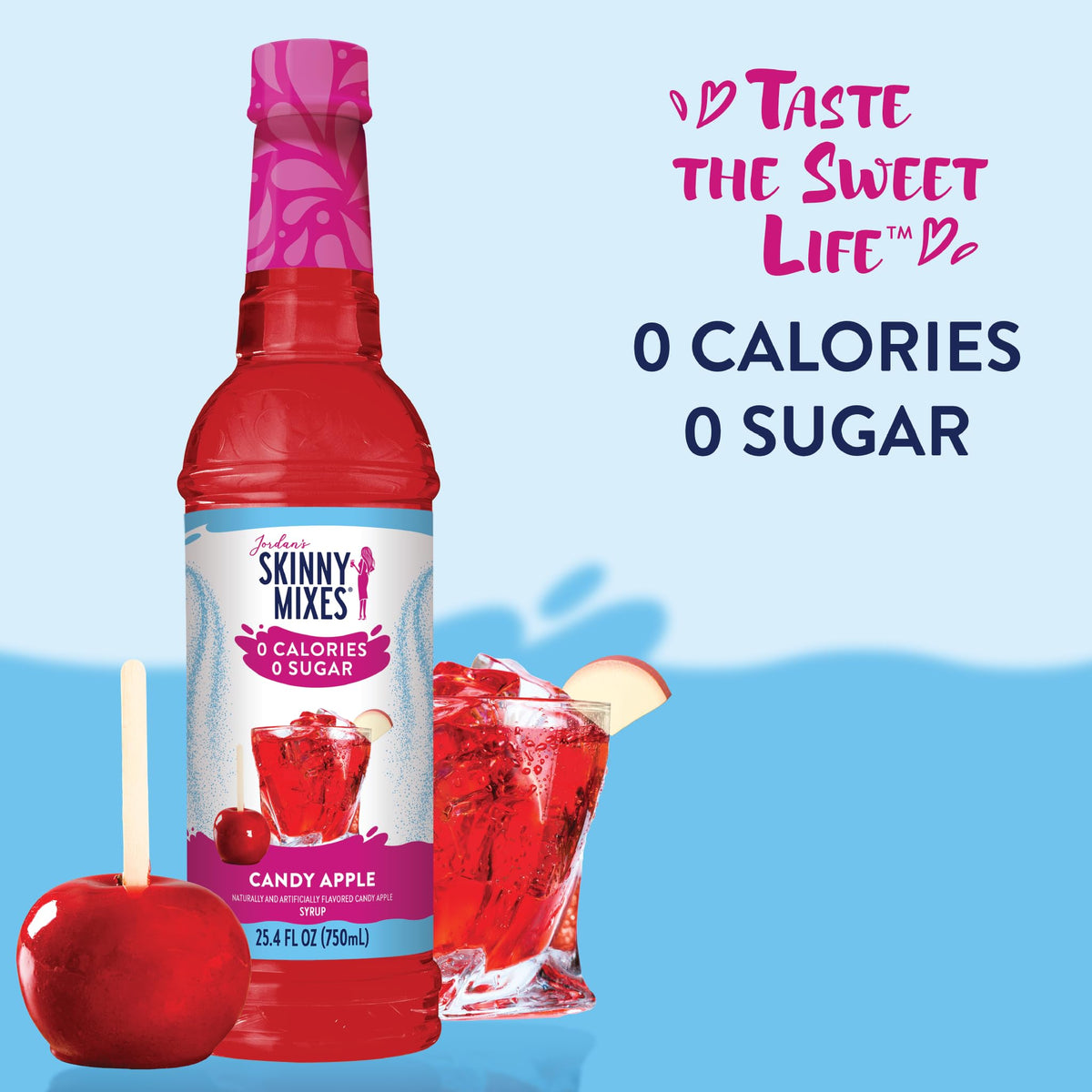 Candy Apple Syrup on pancakes by Jordan's Skinny Mixes for flavor boost