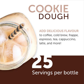 Jordan's Skinny Syrups cookie dough syrup on kitchen counter for keto treats