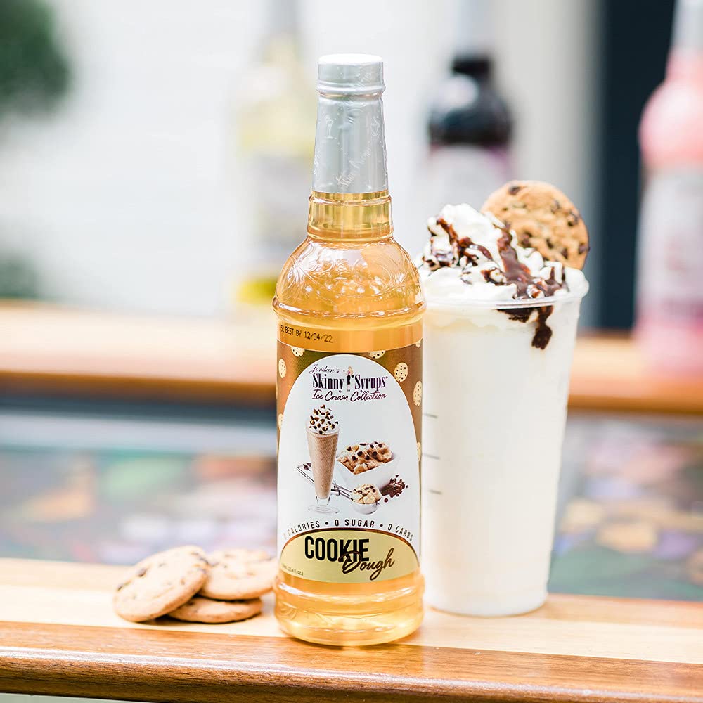 Jordan's Skinny Syrups cookie dough syrup with kosher certification seal